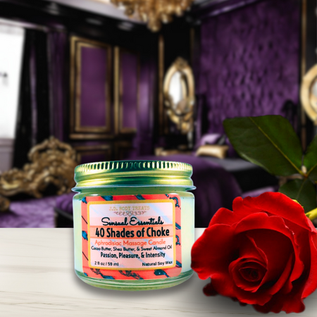 40 Shades of Choke - Aphrodisiac Massage Oil Candle