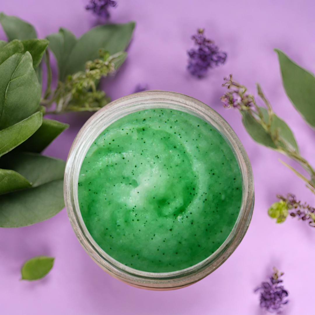 Green Tea & Eucalyptus Hydrating Sugar Scrub