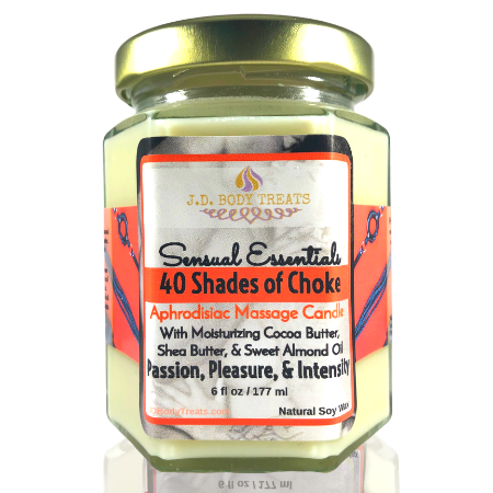40 Shades of Choke - Aphrodisiac Massage Oil Candle