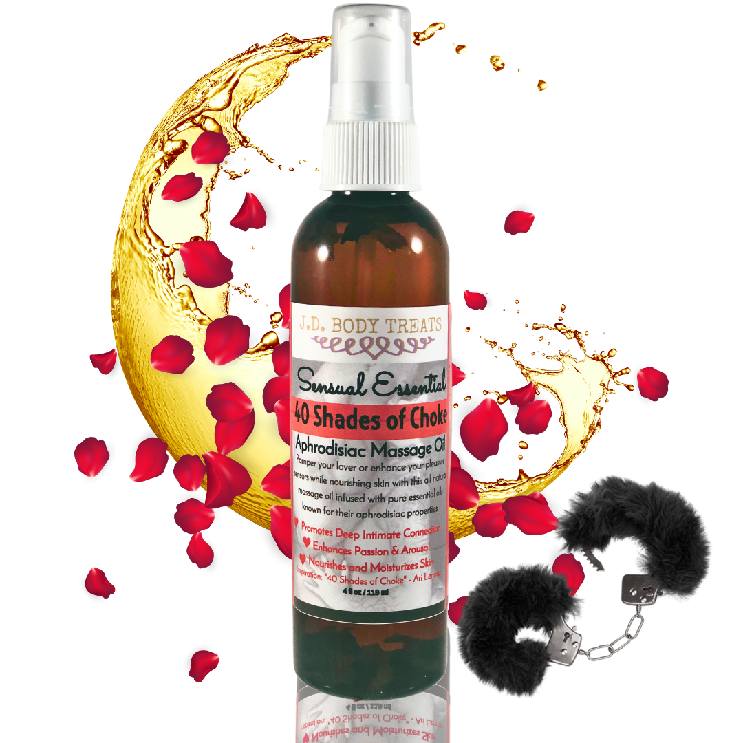 40 Shades of Choke - Aphrodisiac Massage Oil