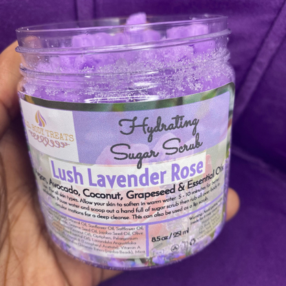 Lush Lavender Rose Hydrating Sugar Scrub