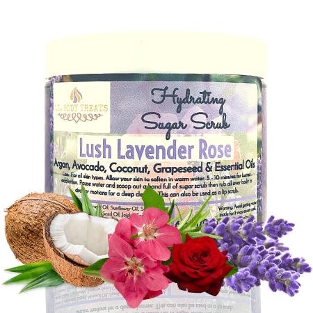 Lush Lavender Rose Hydrating Sugar Scrub