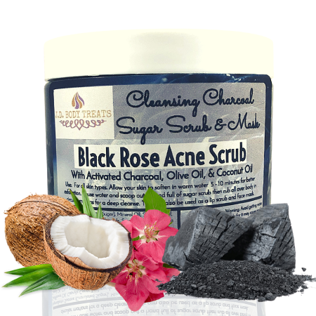 Black Rose Charcoal Acne Scrub