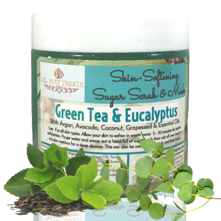 Green Tea & Eucalyptus Hydrating Sugar Scrub