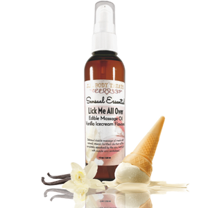 Edible Massage Oil Vanilla Icecream Flavored