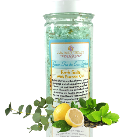 Green Tea & Eucalyptus Aromatherapy Salts