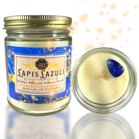 Crystal  Intention/manifestation Candles - Set of 3