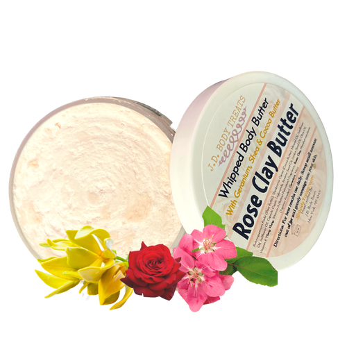 Brazilian Rose Clay Whipped Body Butter